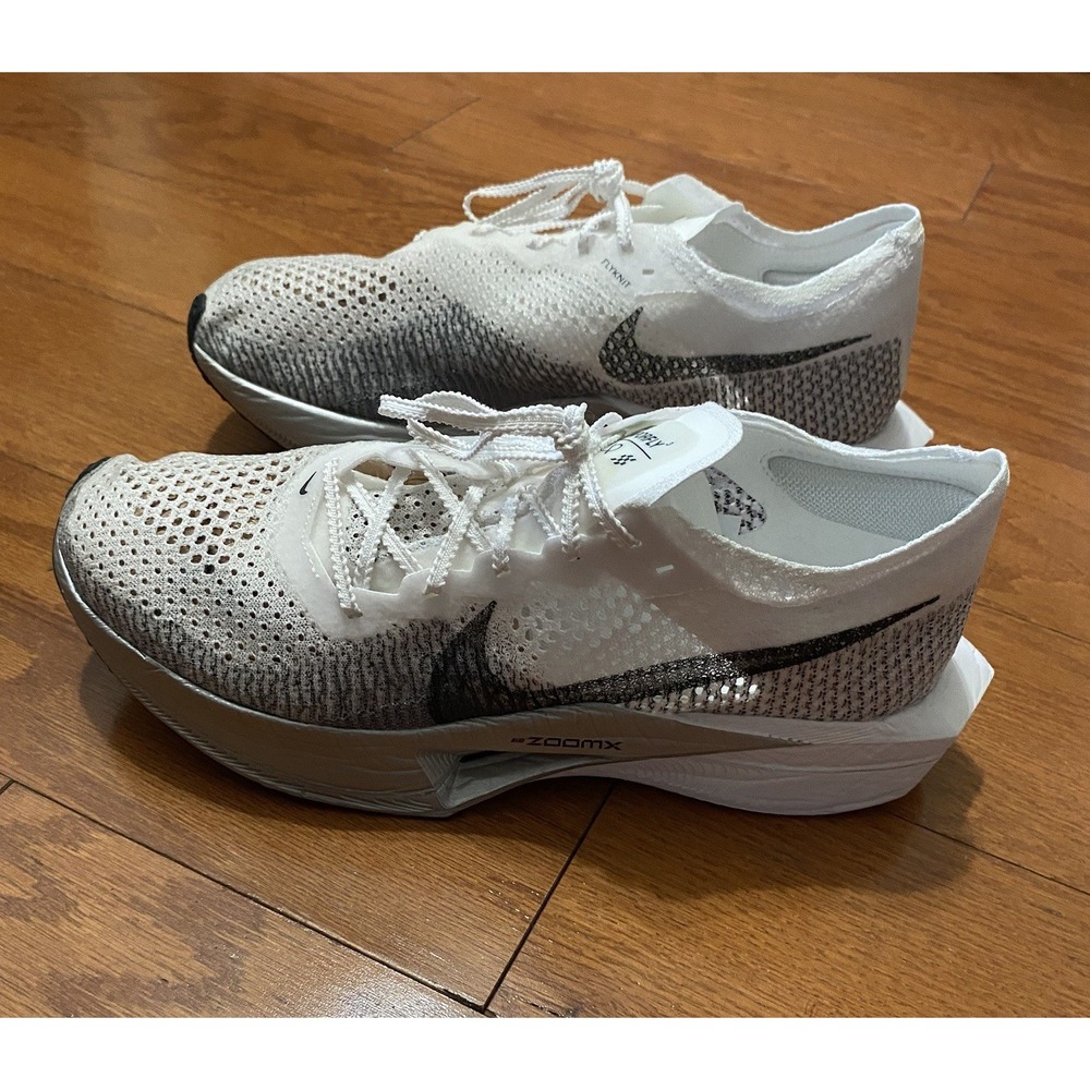 Nike ZoomX VaporFly Next% 3 White Particle Grey Shoes Sneakers Running 10.5 😃😍